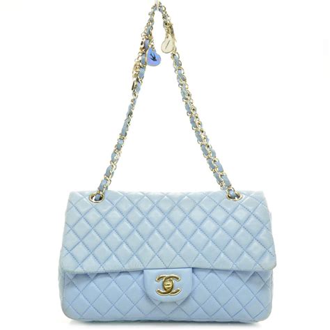 blue chanel purse|chanel baby blue purse.